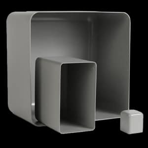 Seamless aluminum housing